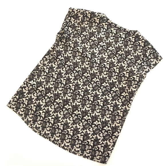 Joie Black Rubina Lace Floral 100% Silk Top Sz XS - Picture 4 of 6